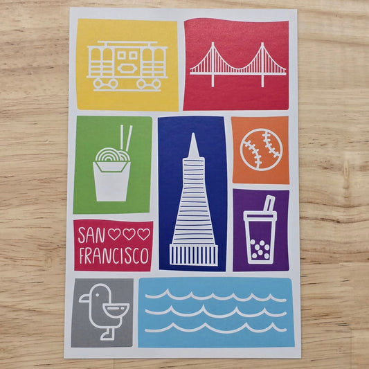 San Franscisco Post Card Set