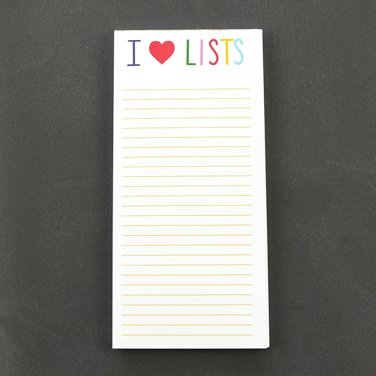 I Heart Lists - Notepad