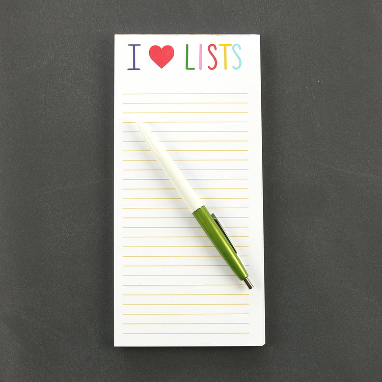 I Heart Lists - Notepad