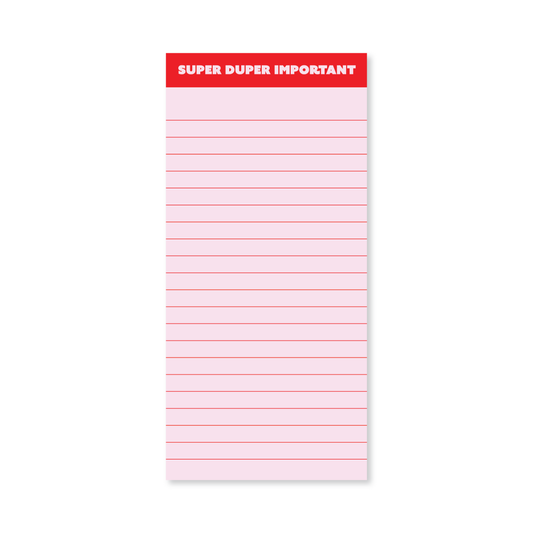 Super Duper Important List Pad