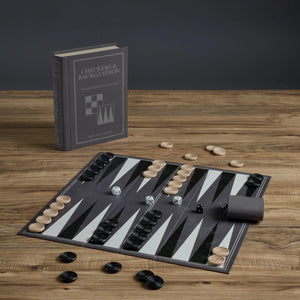 Checkers & Backgammon - Vintage Bookshelf Edition