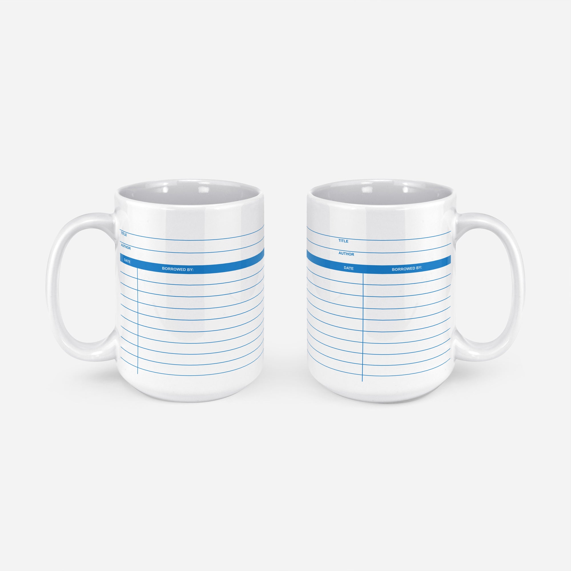 Library Card Mug