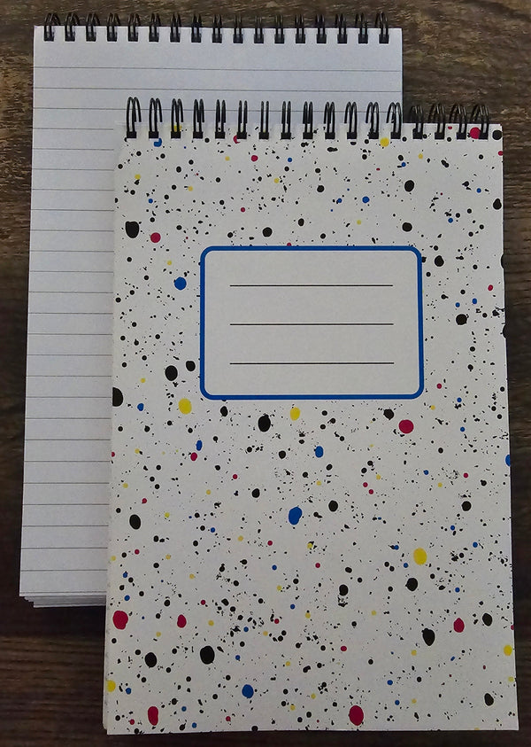 COLORFUL DOTS SPIRAL NOTEBOOK