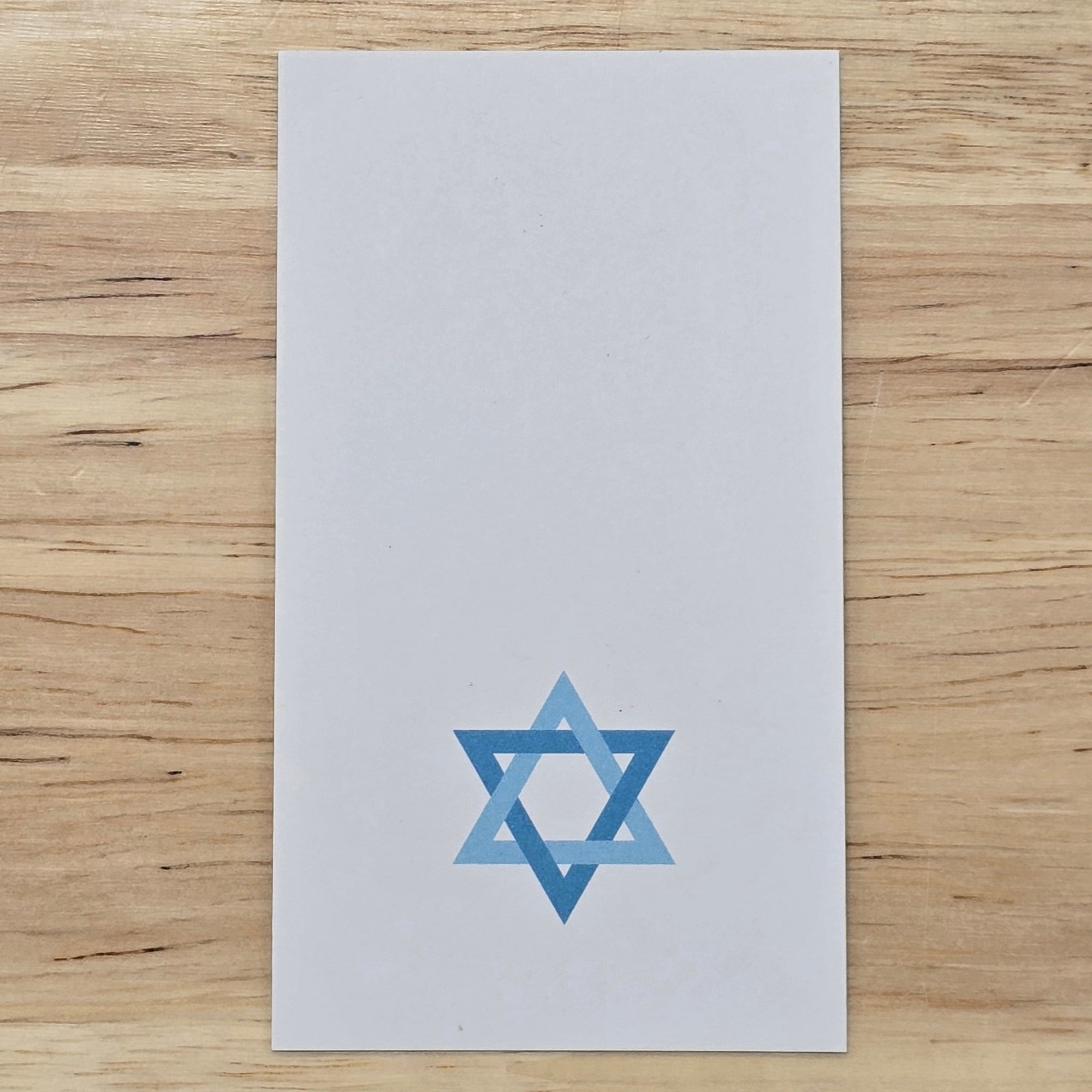 STAR OF DAVID GIFT TAG