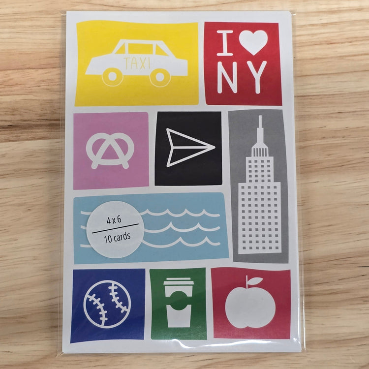 I HEART NY POSTCARD SET