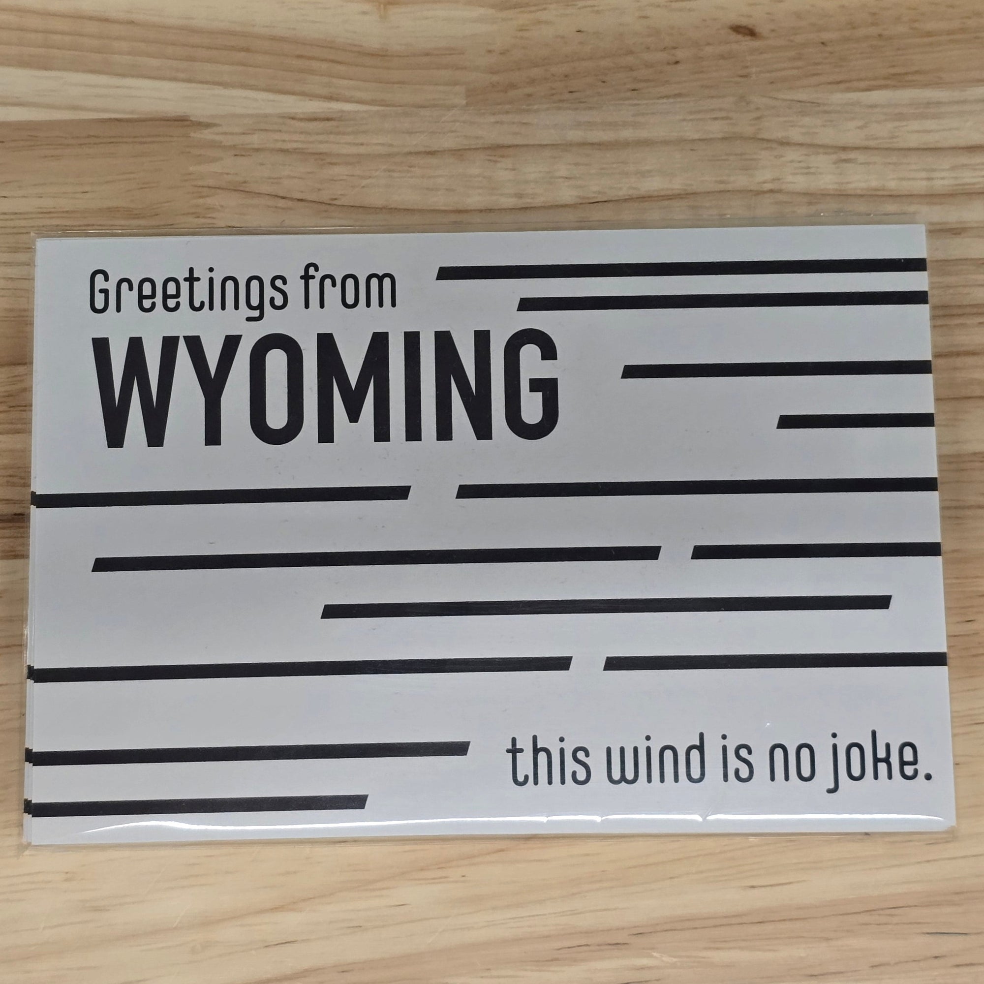 WYOMING WIND POSTCARD