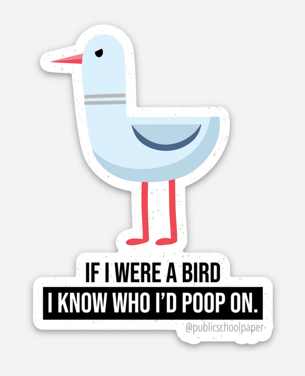 Pigeon Vinyl Sticker - Public School Paper Co.