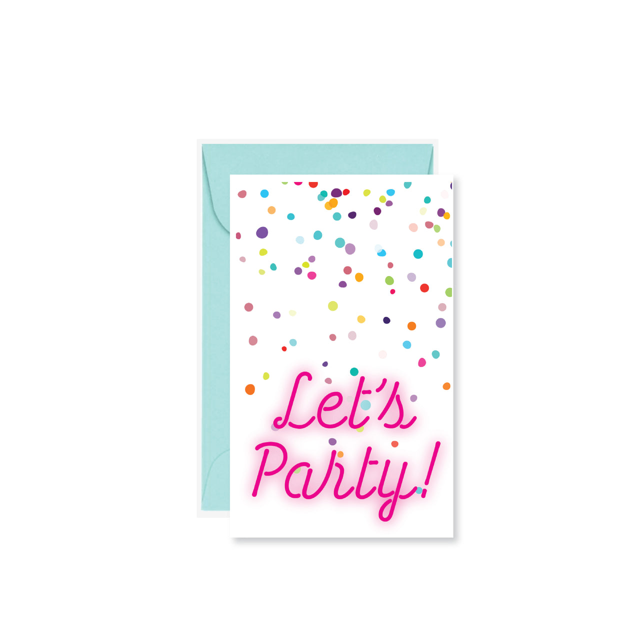 Lets Party Mini Card