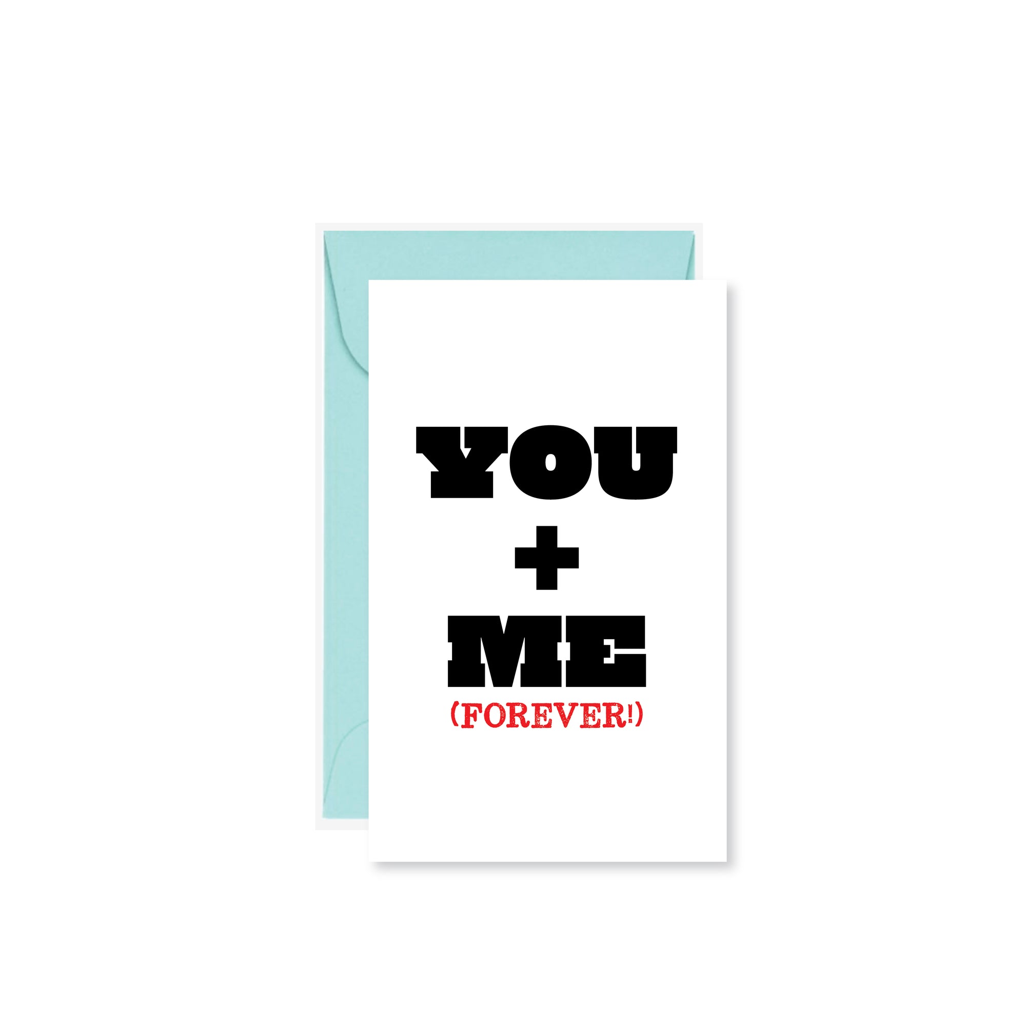 You + Me Mini Card