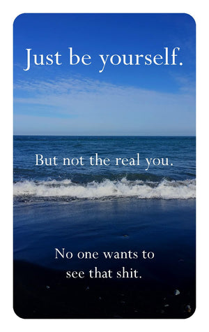 Disappointing Affirmations Deck: 52 Affirmation Cards