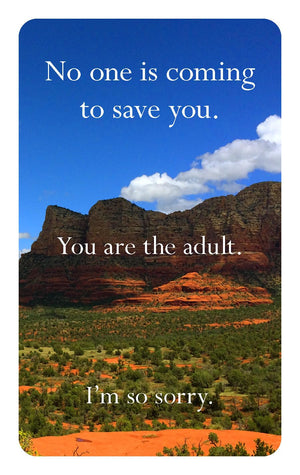 Disappointing Affirmations Deck: 52 Affirmation Cards