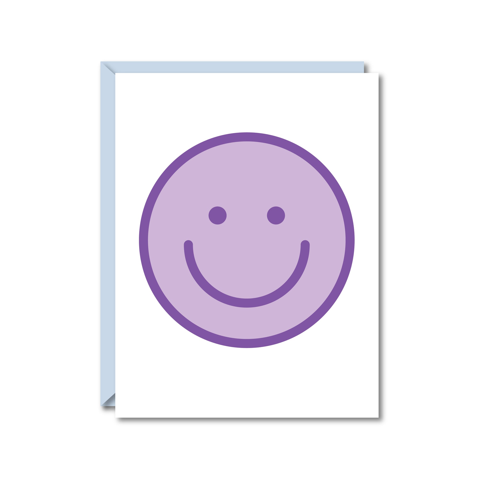 Purple Smiley Card