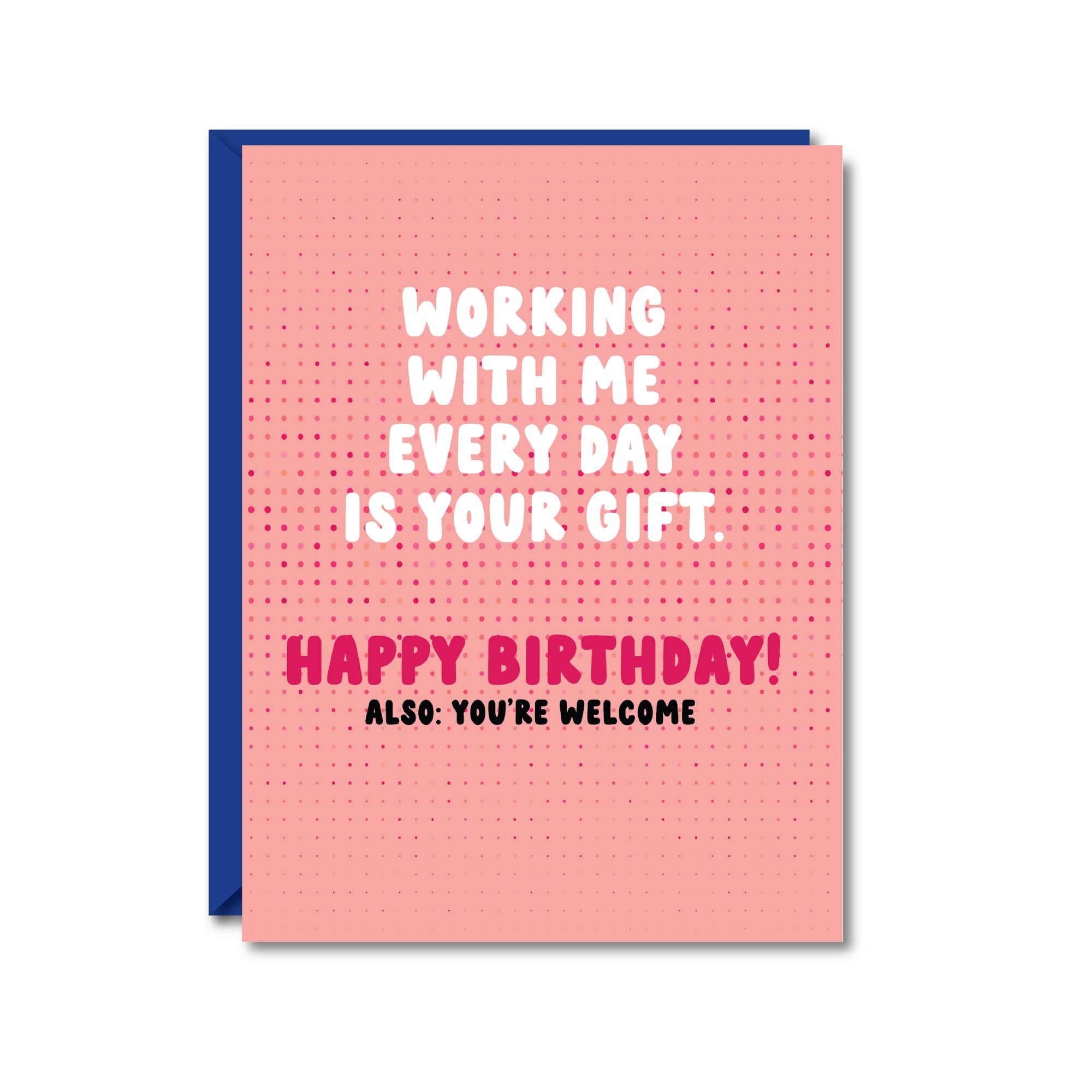 Work Gift Birthday Card