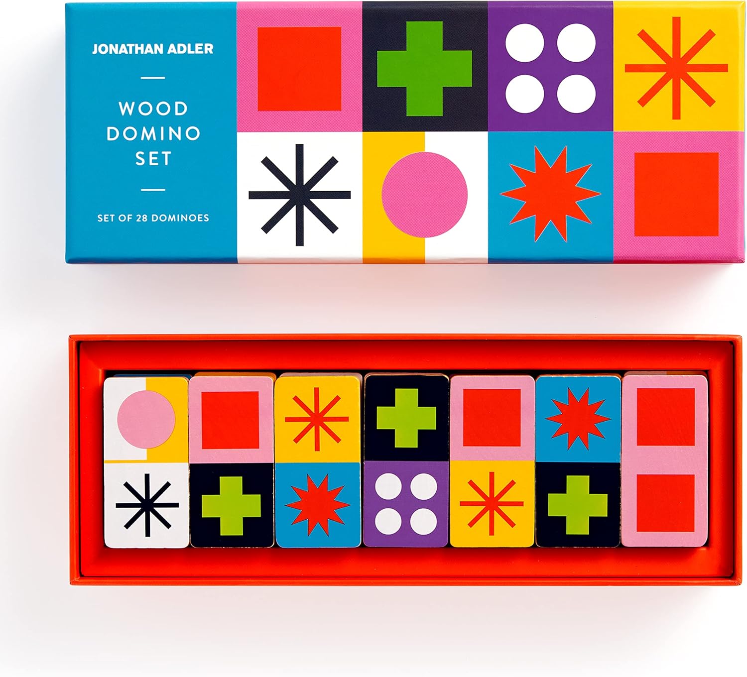 Jonathan Adler Helsinki Wood Domino Set