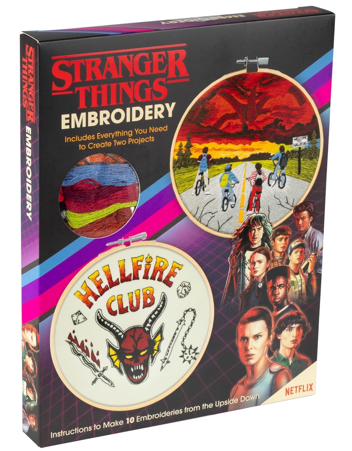 Stranger Things Embroidery Set