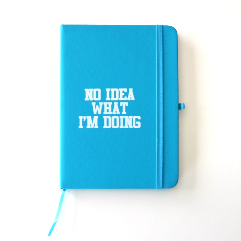 5x7 Hardcover Journal, Blue - No Idea What I'm Doing