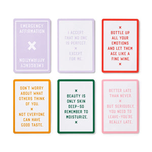 Emergency Affirmations for Exceptionally Stupid Days - Card Deck