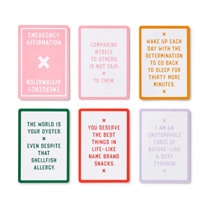 Emergency Affirmations for Exceptionally Stupid Days - Card Deck