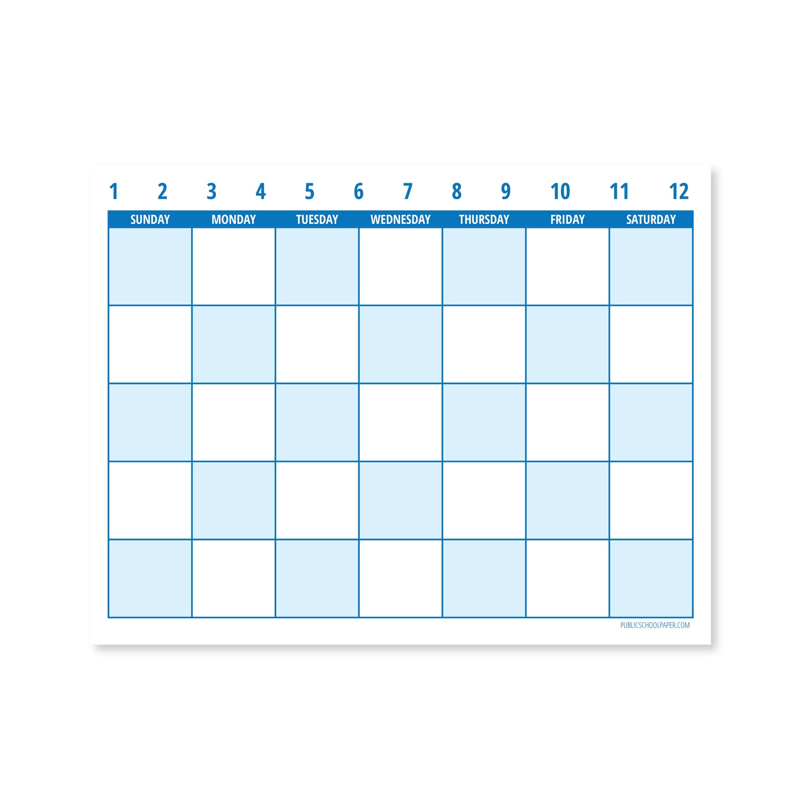 Calendar Notepad - Undated