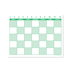 Calendar Notepad - Undated