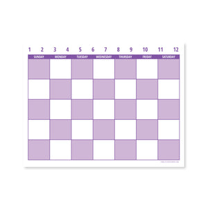 Calendar Notepad - Undated