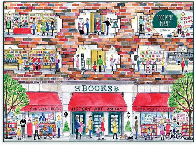 A Day at the Bookstore - 1000 Piece Puzzle