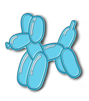 Balloon Dog Enamel Pin