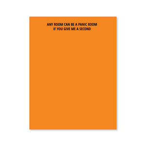 Panic Room Notepad