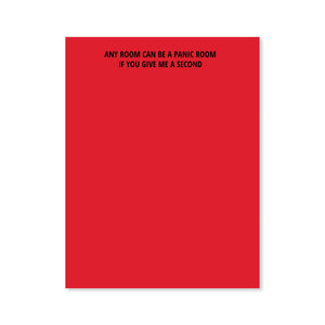 Panic Room Notepad
