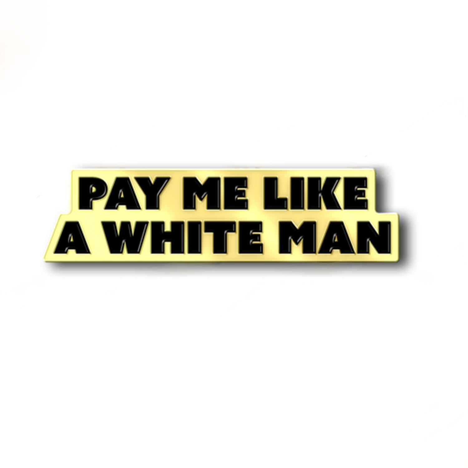 Enamel Pin: White Man