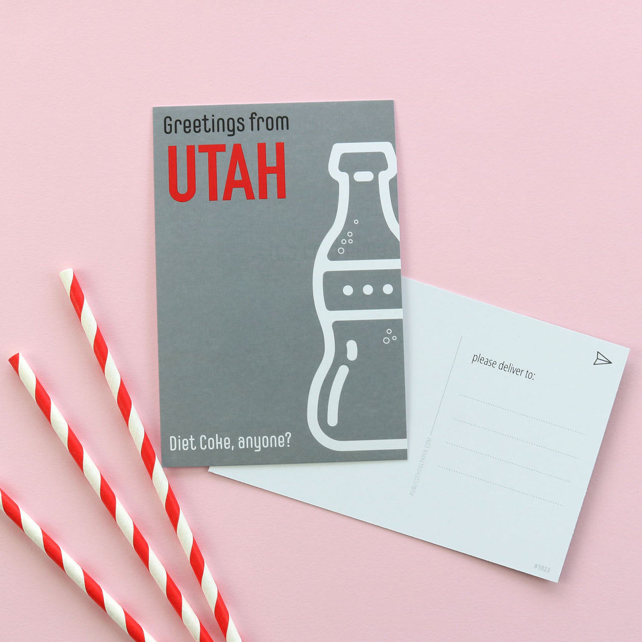 Greetings From Utah Post Card