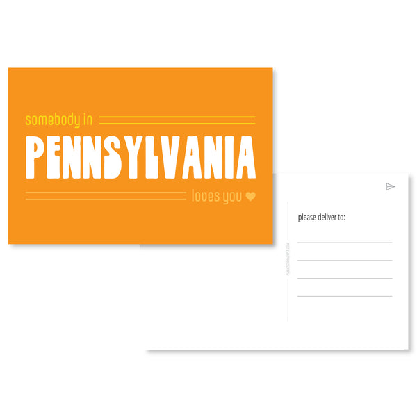 Pennsylvania Loves You Post Card Set