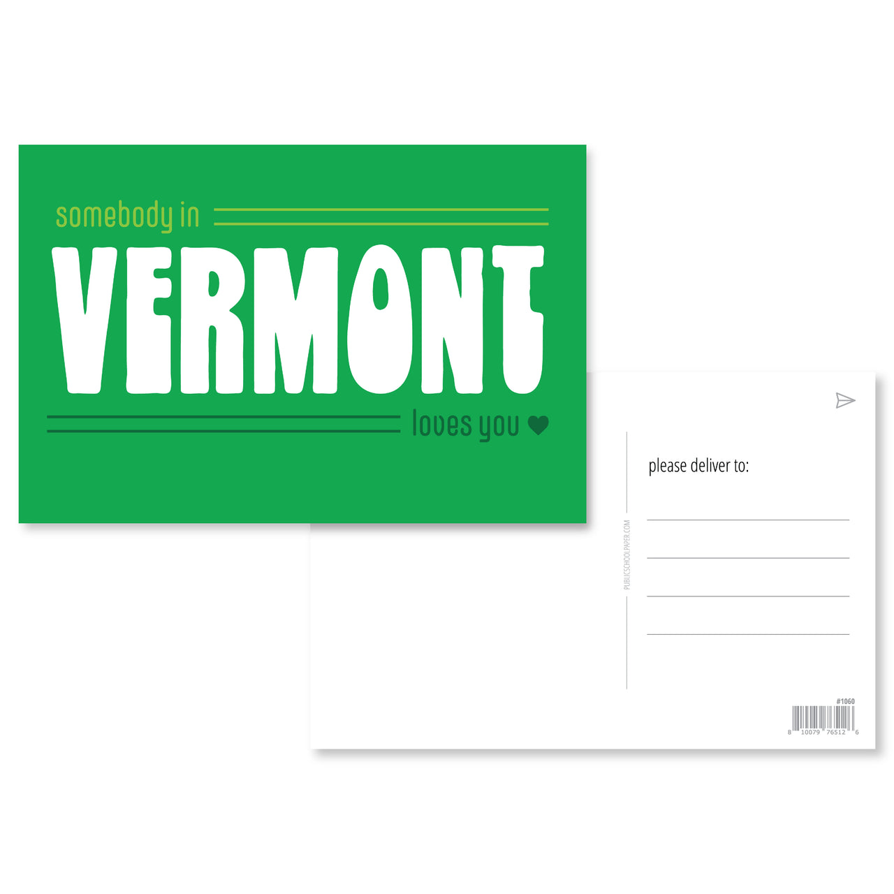 Vermont Loves You Post Card Set