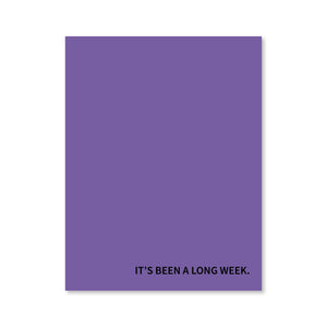 Long Week Notepad