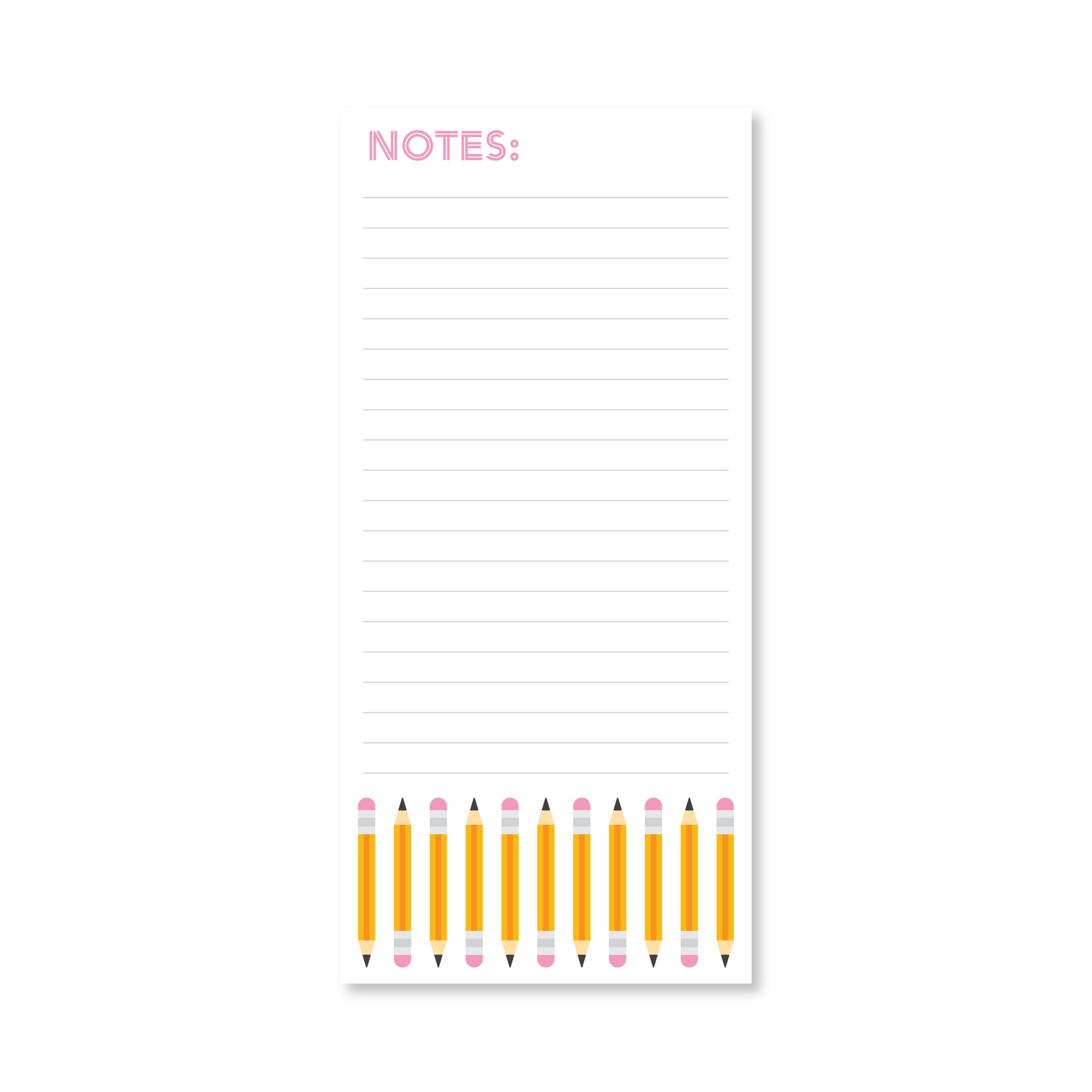 Pencil Notes List Pad