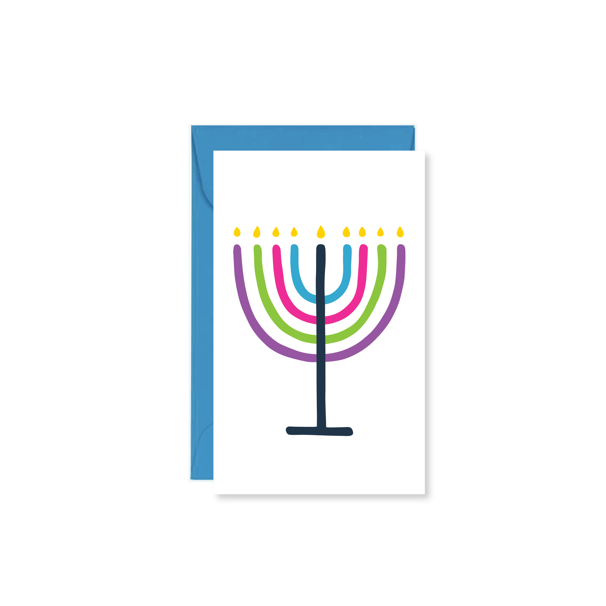 Menorah Mini Card