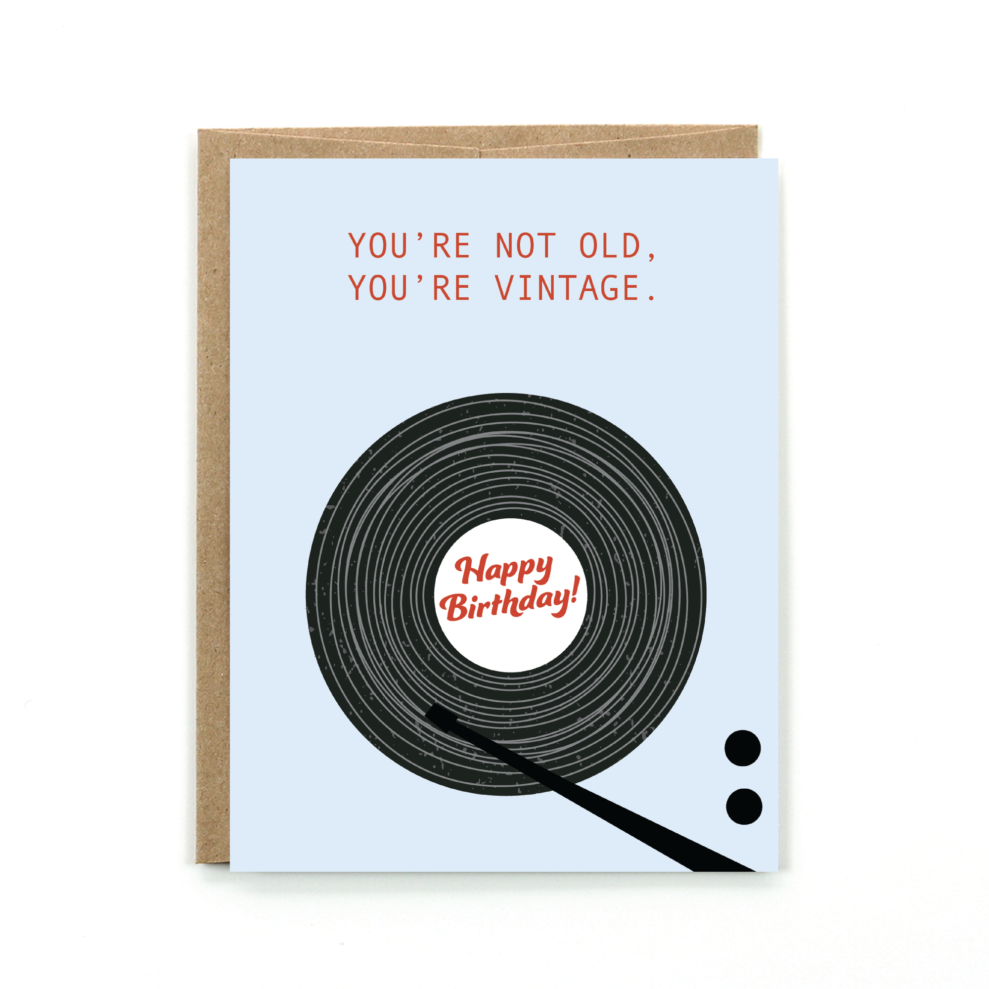 Not Old, Vintage Birthday Card