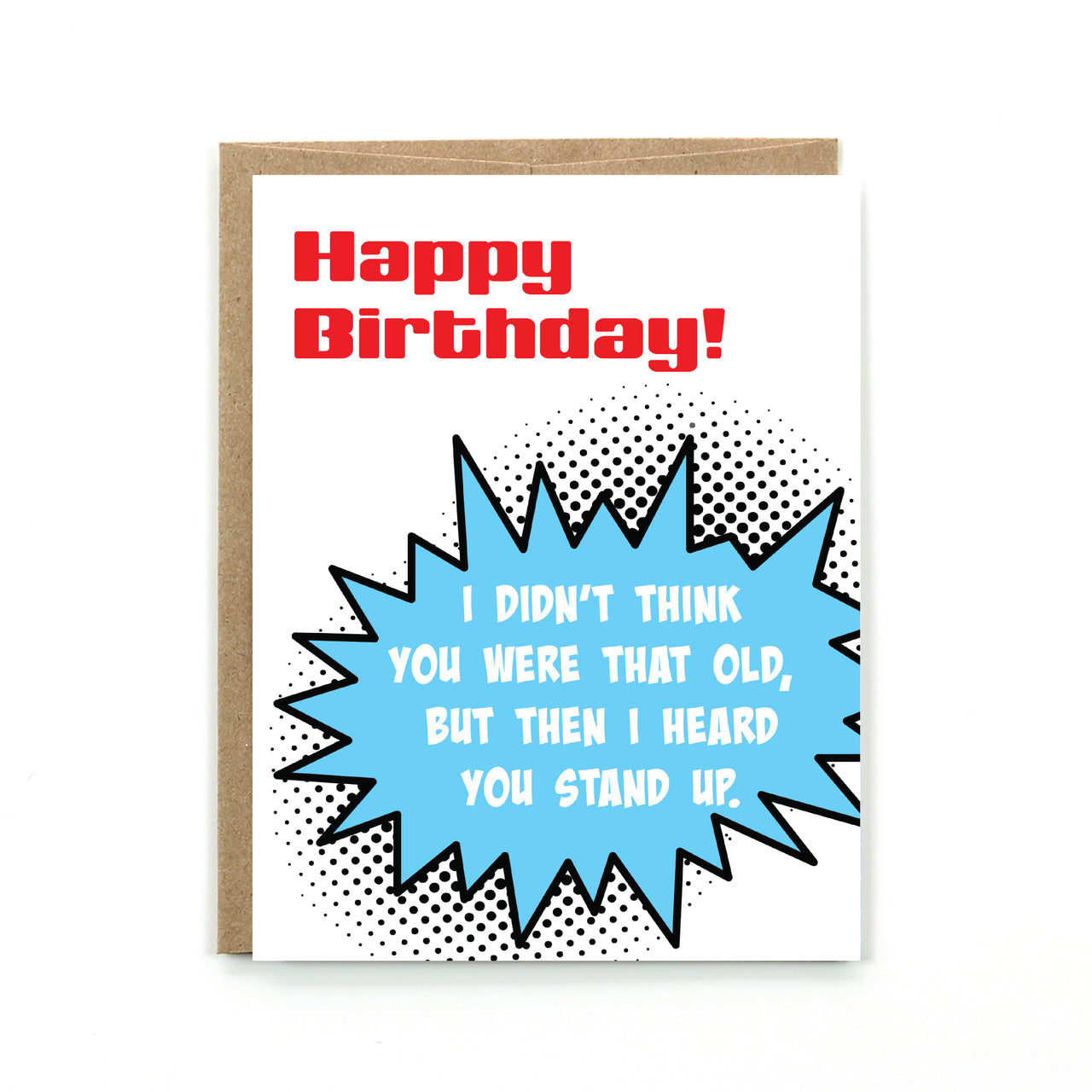 Stand Up Birthday Card