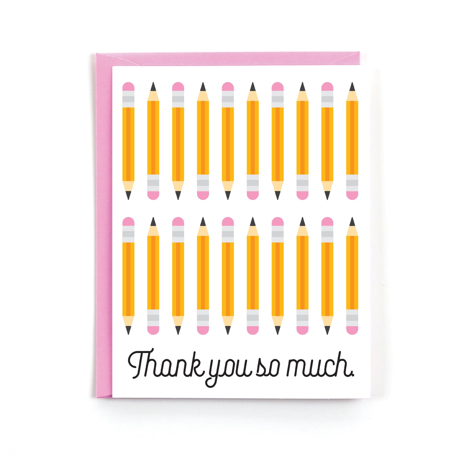 Thank You Pencils Card