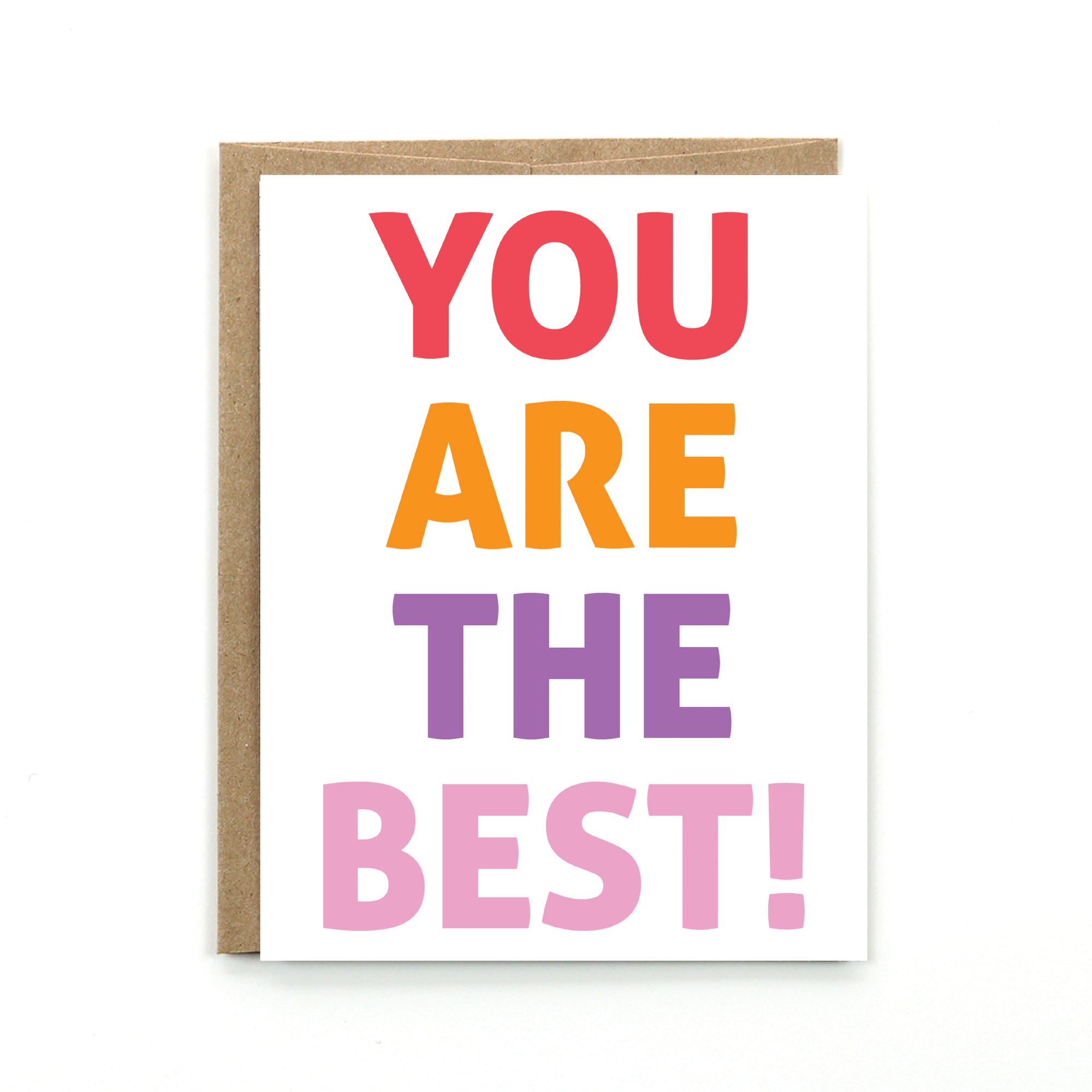 You Are The Best Card