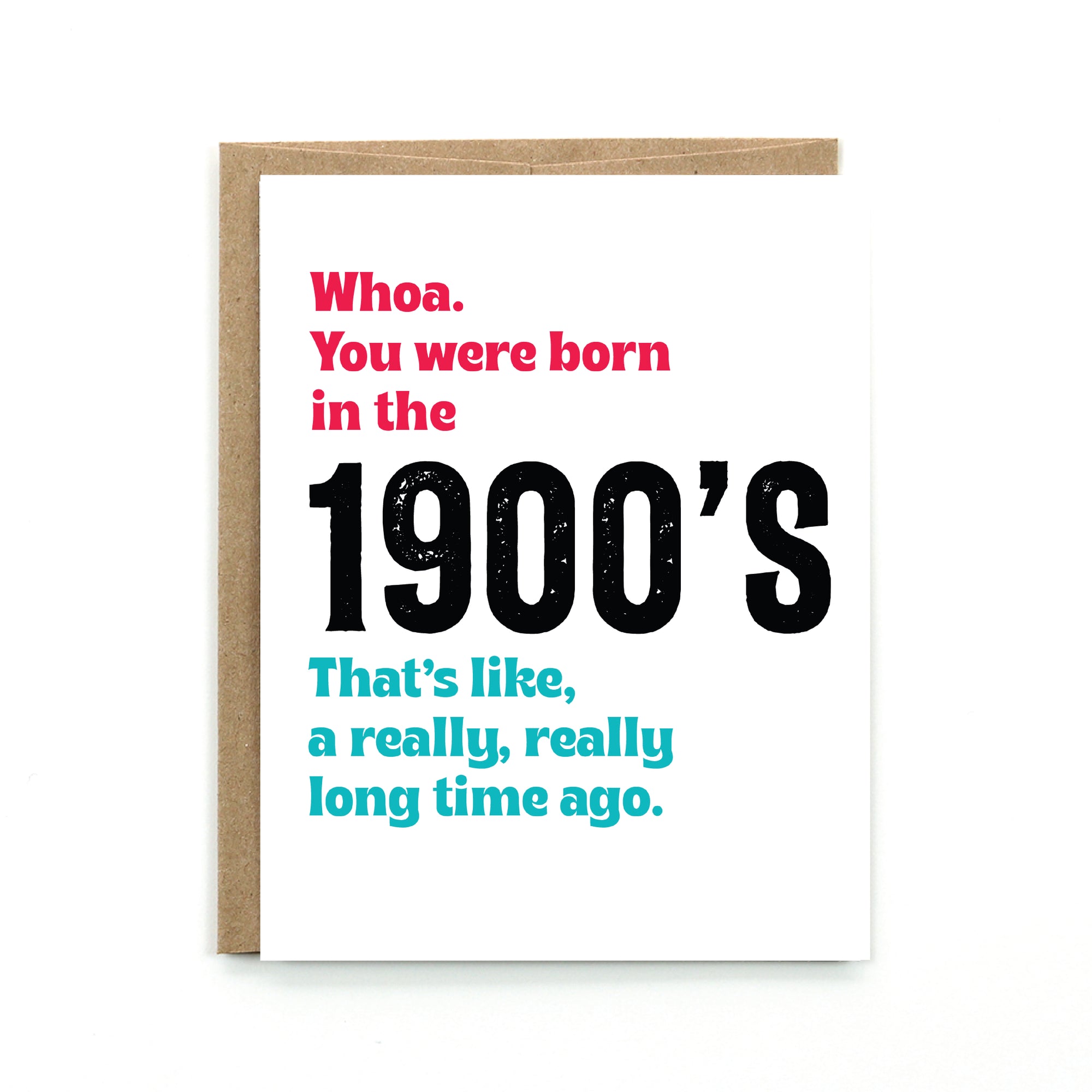 1900's Birthday Card