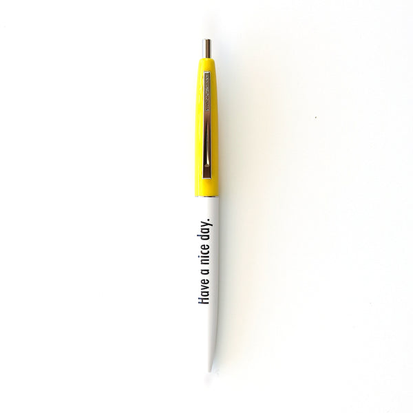 Yellow Top - Have A Nice Day Pen