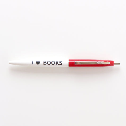 Red Top - I "Heart" Books Pen