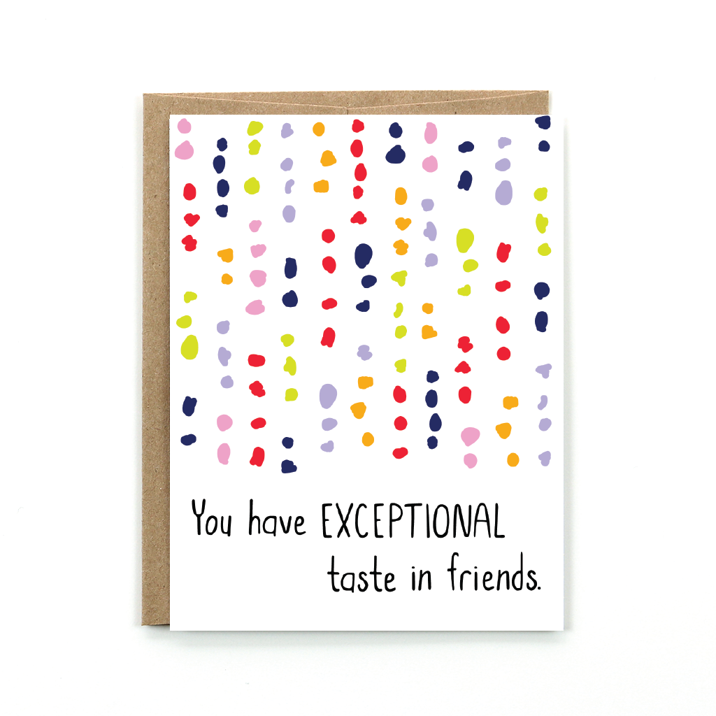 Exceptional Taste - Card