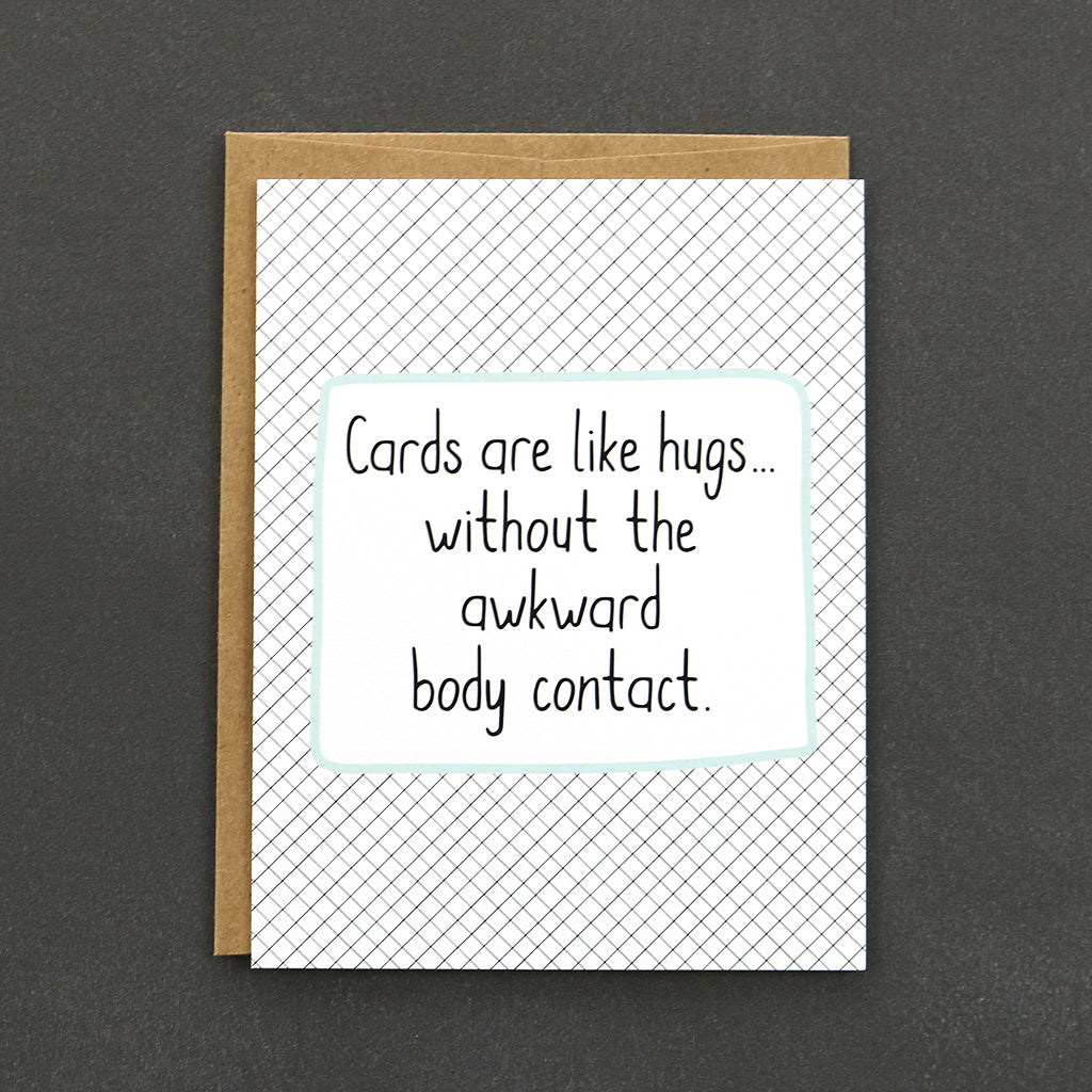 Awkward Hugs Card