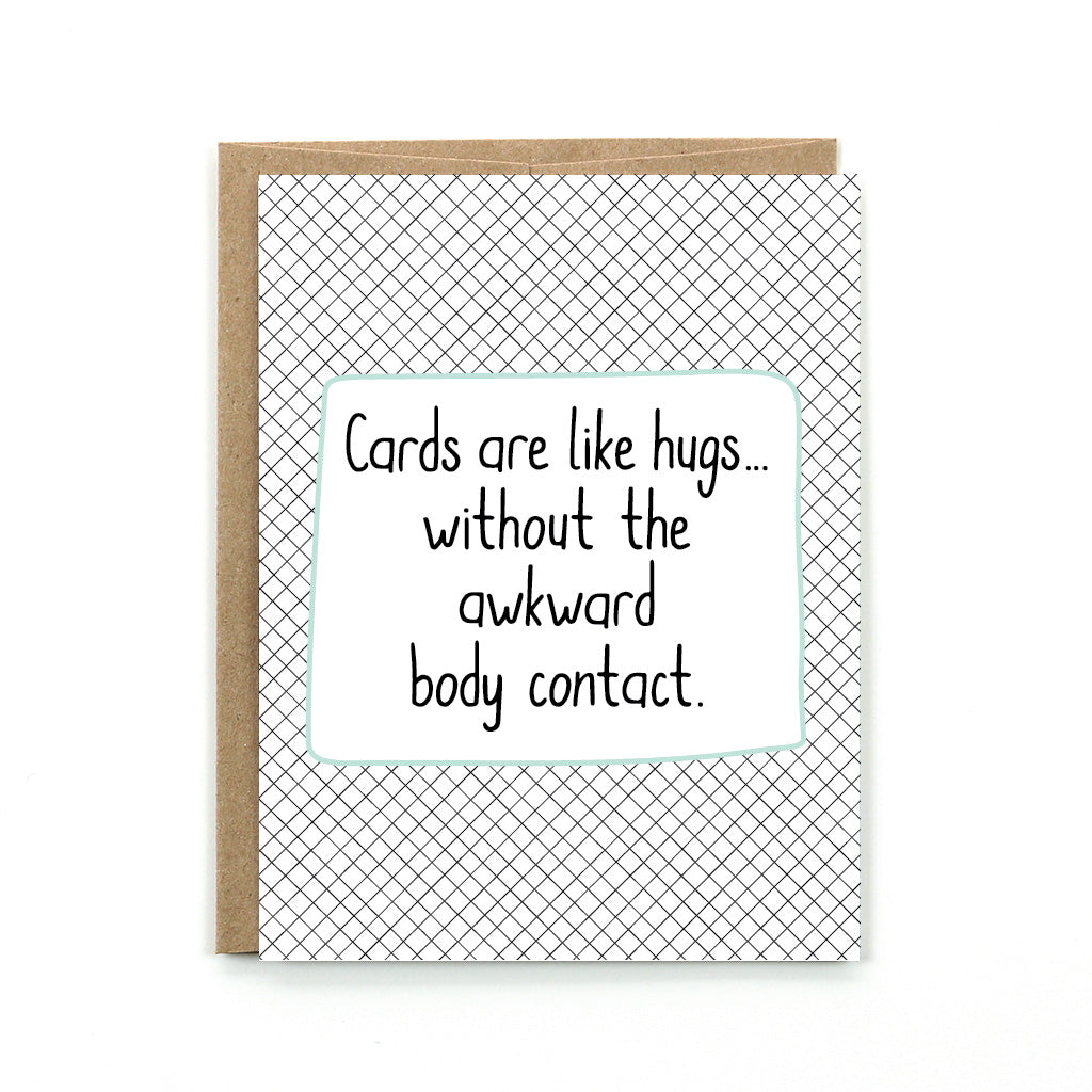 Awkward Hugs Card