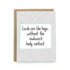 Awkward Hugs Card