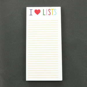 I Heart Lists - Notepad