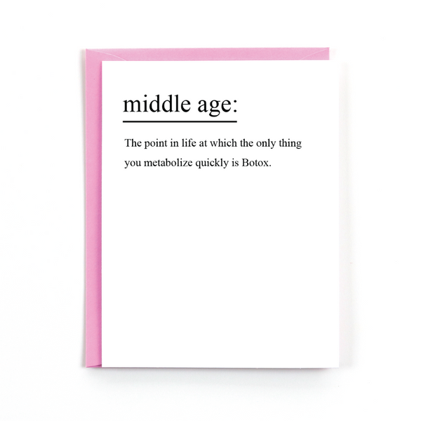 Middle Age Card