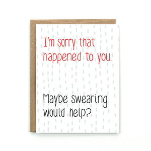 Maybe Swearing Would Help Card